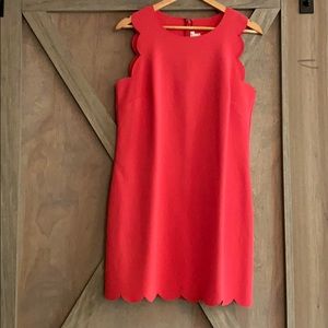 Jcrew Scalloped dress